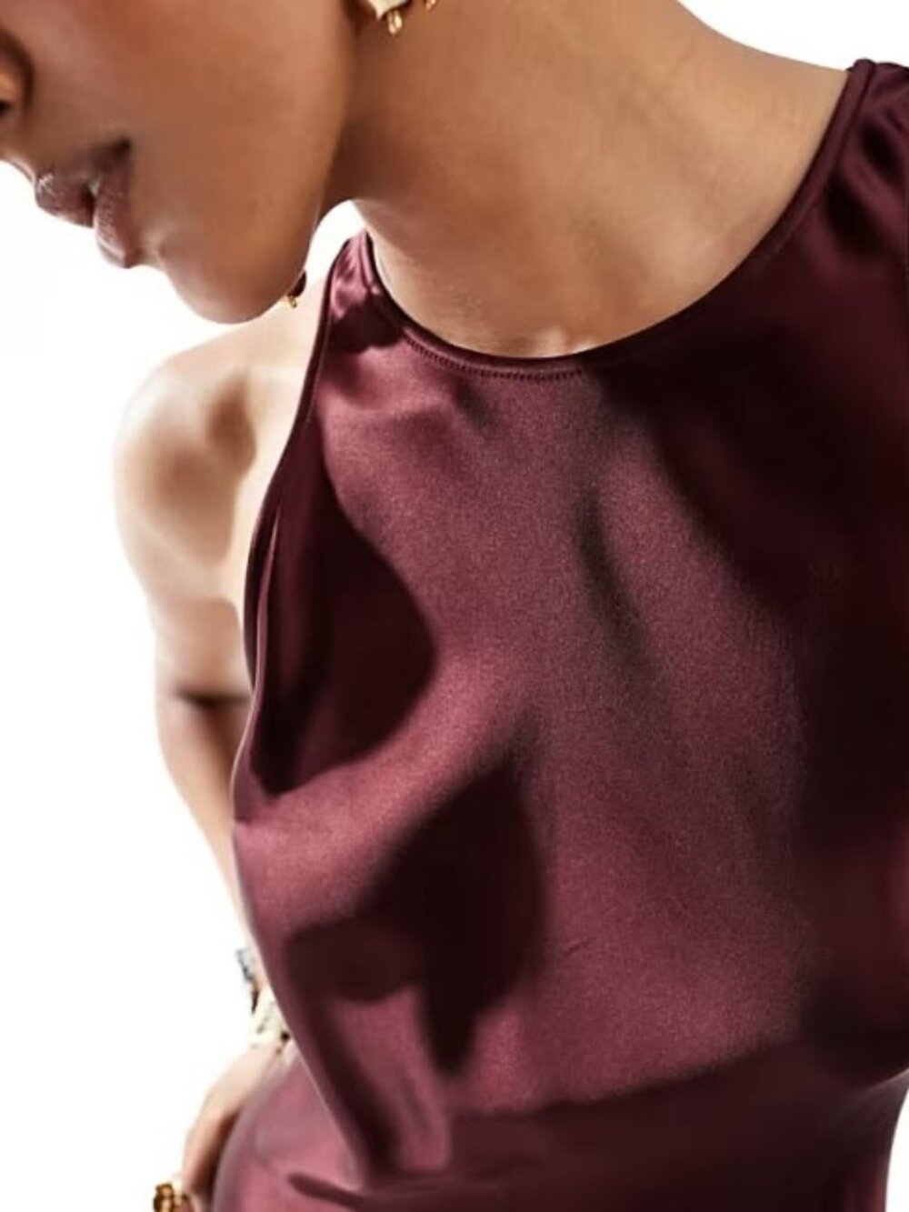 & Other Stories Sleeveless Satin Midi Dress NWT - Picture 4 of 14